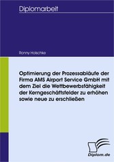 Optimierung der Prozessabläufe der Firma AMS Airport Service GmbH mit dem Ziel die Wettbewerbsfähigkeit der Kerngeschäftsfelder zu erhöhen sowie neue zu erschließen