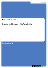 Dupin vs. Holmes - Ein Vergleich