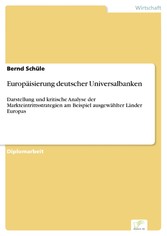 Europäisierung deutscher Universalbanken