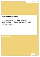 Organisationales Lernen und die Konzeption der fünften Disziplin nach Peter M. Senge