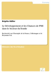 Le Développement et les Chances de PME dans le Secteur du Textile