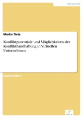 Konfliktpotentiale und Möglichkeiten der Konflikthandhabung in Virtuellen Unternehmen