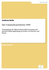 Die Umsatzsteuerreform 1999