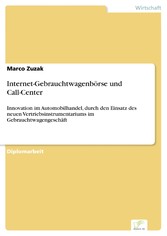 Internet-Gebrauchtwagenbörse und Call-Center