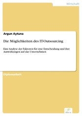 Die Möglichkeiten des IT-Outsourcing