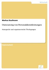 Outsourcing von Personaldienstleistungen