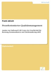 Prozeßorientiertes Qualitätsmanagement