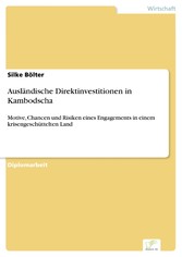 Ausländische Direktinvestitionen in Kambodscha