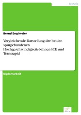 Vergleichende Darstellung der beiden spurgebundenen Hochgeschwindigkeitsbahnen ICE und Transrapid