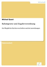 Rabattgesetz und Zugabeverordnung