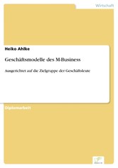 Geschäftsmodelle des M-Business