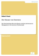 Der Einsatz von Externen