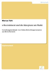 e-Recruitment und die Akzeptanz am Markt