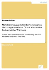 Marktforschungsgestützte Entwicklung von Marketingmaßnahmen für das Museum im Kulturspeicher Würzburg