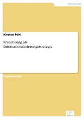 Franchising als Internationalisierungsstrategie