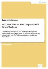 Das Gedächtnis im Alter - Implikationen für die Werbung