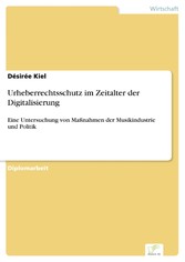 Urheberrechtsschutz im Zeitalter der Digitalisierung