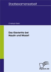 Das Klaviertrio bei Haydn und Mozart