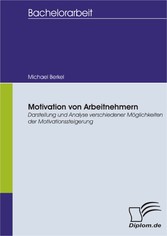 Motivation von Arbeitnehmern - Darstellung und Analyse verschiedener Möglichkeiten der Motivationssteigerung