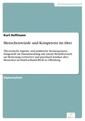 Menschenwürde und Kompetenz im Alter