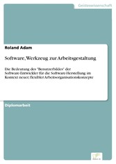 Software, Werkzeug zur Arbeitsgestaltung