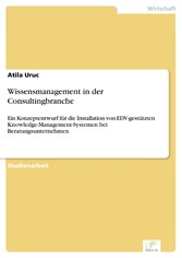 Wissensmanagement in der Consultingbranche