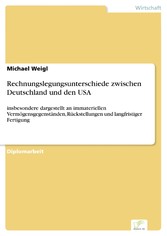 Rechnungslegungsunterschiede zwischen Deutschland und den USA