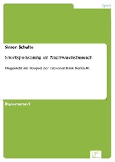 Sportsponsoring im Nachwuchsbereich