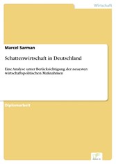 Schattenwirtschaft in Deutschland