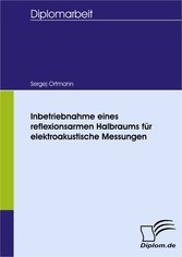 Inbetriebnahme eines reflexionsarmen Halbraums für elektroakustische Messungen