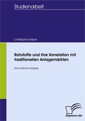 Rohstoffe und ihre Korrelation mit traditionellen Anlagemärkten