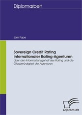 Sovereign Credit Rating internationaler Rating-Agenturen