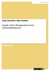 Supply Chain Management in der Automobilindiustrie