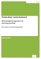 Beziehungsmanagement im Sportsponsoring?