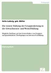 Die innere Haltung der Gruppenleitung in der Erwachsenen- und Weiterbildung