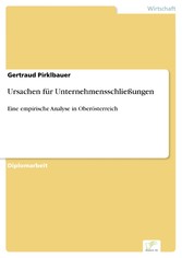 Ursachen für Unternehmensschließungen