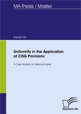 Uniformity in the Application of CISG Provisions