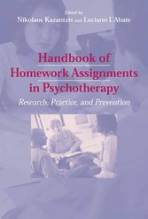 Handbook of Homework Assignments in Psychotherapy