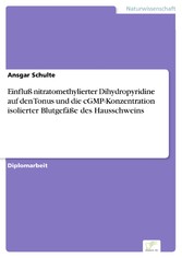 Einfluß nitratomethylierter Dihydropyridine auf den Tonus und die cGMP-Konzentration isolierter Blutgefäße des Hausschweins