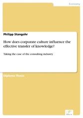 How does corporate culture influence the effective transfer of knowledge?