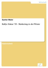 Rallye Dakar '99 - Marketing in der Wüste