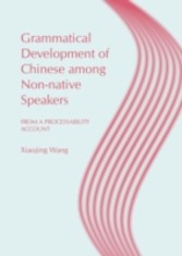 Grammatical Development of Chinese among Non-native Speakers