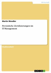 Persönliche Zertifizierungen im IT-Management