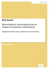 Wertorientierte Steuerung bei den in Nemax 50 notierten Unternehmen