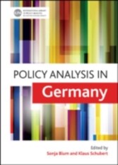 Policy analysis in Germany