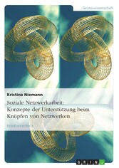 Soziale Netzwerkarbeit: Konzepte der Unterstützung beim Knüpfen von Netzwerken