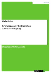 Grundlagen der biologischen Abwasserreinigung