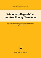 Wie Altenpflegeschüler ihre Ausbildung überstehen