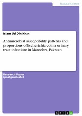 Antimicrobial susceptibility patterns and proportions of Escherichia coli in urinary tract infections in Mansehra, Pakistan