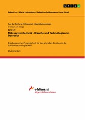 Mikrosystemtechnik - Branche und Technologien im Überblick